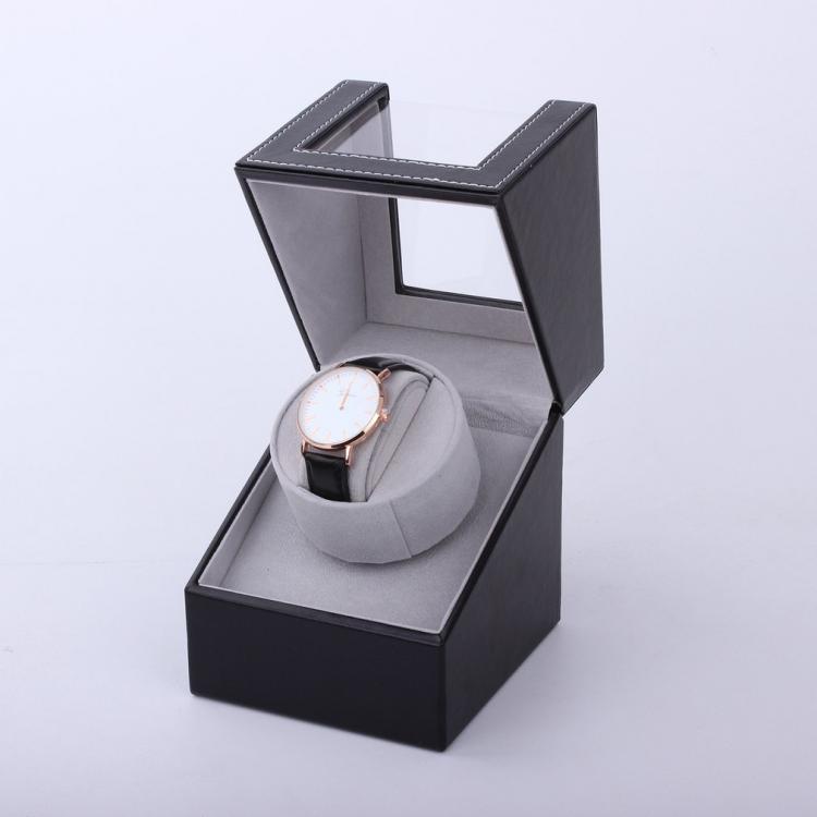 all in one place שעונים High Class Motor Shaker Watch Winder Holder Display Automatic Mechanical Watch Winding Box Jewelry Watches Box New Black