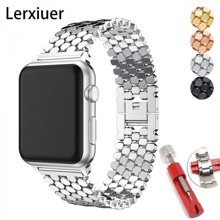 all in one place שעונים Strap for Apple watch band 44mm 40mm 42mm 38mm stainless steel watchband correa Bracelet iwatch series 7 6 SE 5 4 3 45mm 41mm