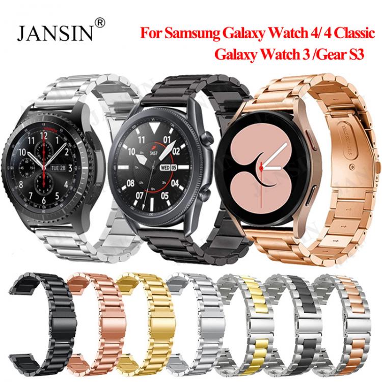 all in one place שעונים Watchband Strap For Samsung Galaxy Watch 4 44mm 40mm Stainless Steel Band For Samsung Watch 4 Classic 42mm 46mm Correa S3 45mm