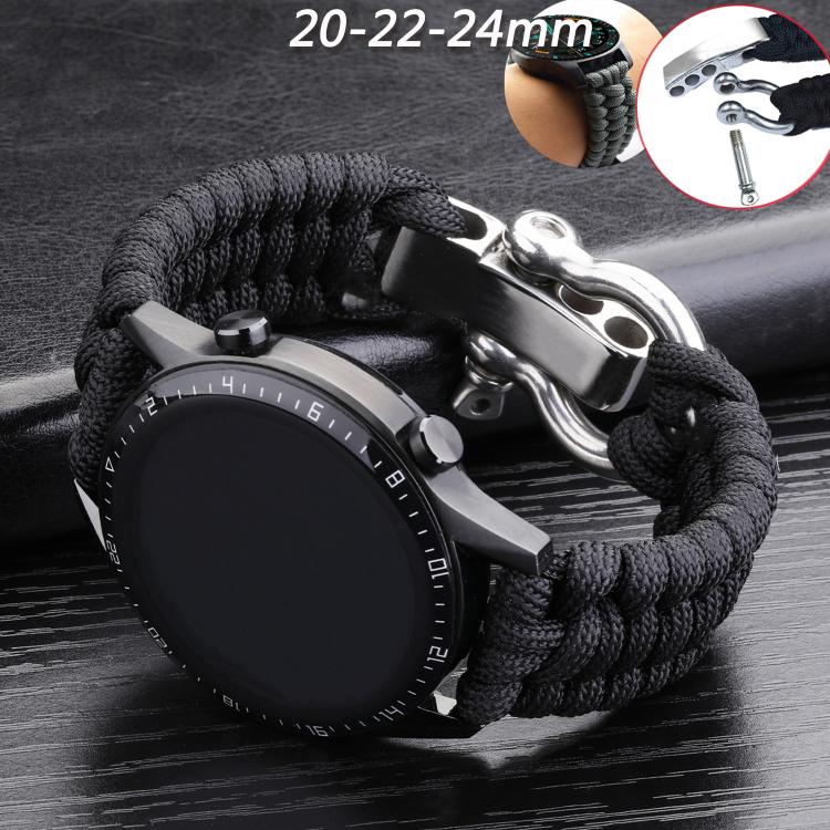all in one place שעונים 20 22mm Strap for Samsung Galaxy Watch 3 41mm 45mm Watch Band 42mm 46mm for Huawei Watch GT 2e Adjustable Buckle Rope Bracelet