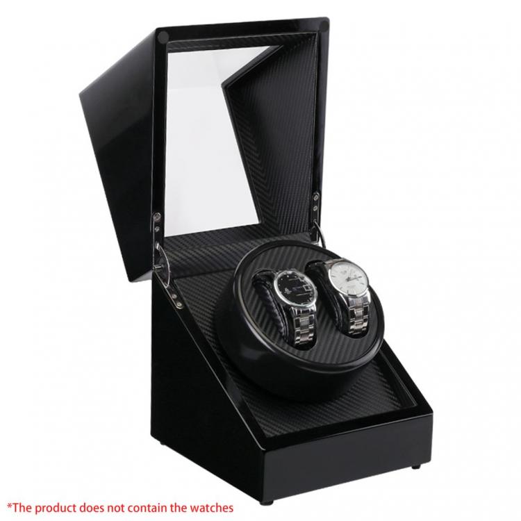 all in one place שעונים New Wooden Lacquer Piano Glossy Black Carbon Fiber Double Watch Winder Box Quiet Motor Storage Display Case for Watches