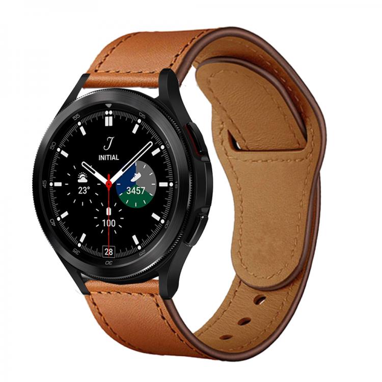 all in one place שעונים 20mm 22mm Leather Band For Samsung Galaxy watch 4/Classic 44mm Active 2 strap bracelet Huawei GT/2/Pro Galaxy 3 45mm/42mm/46mm