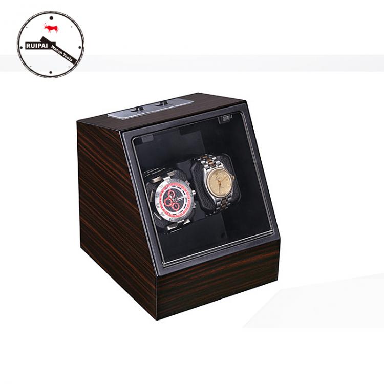 all in one place שעונים High-End  P0078-WG Wood-Grain Festivals Gift Watch box Ultra Quite Automatic Watch Winder