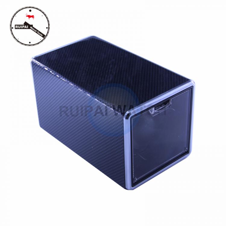 all in one place שעונים High Light Black shading Watch Winder Automatic Rotating Watch Winder Acrylic Top Cover Watch Case Storage Box Winder
