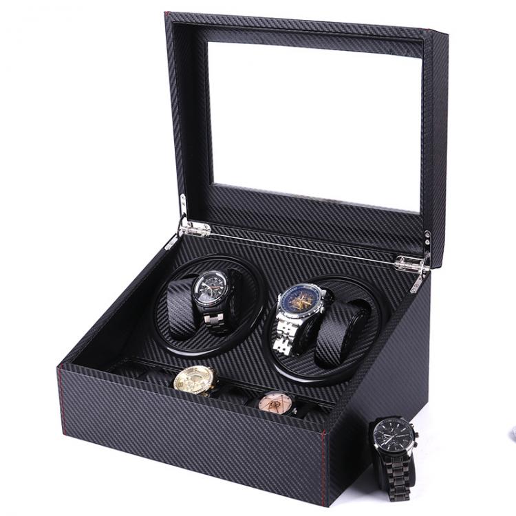 all in one place שעונים New Version 4 slots Quiet Shaker Motor Watch Winder Box wooden Watch Winder for automatic watches 200909-11