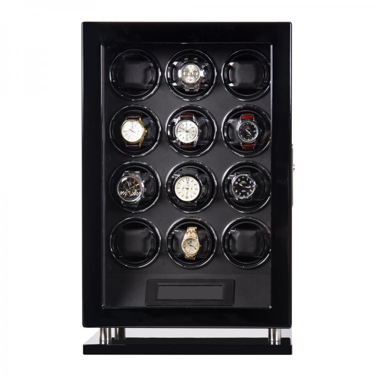 all in one place שעונים Watch Winder for 12 Automatic Watches with Fingerprint Switch LCD Touch Display and Remote Control