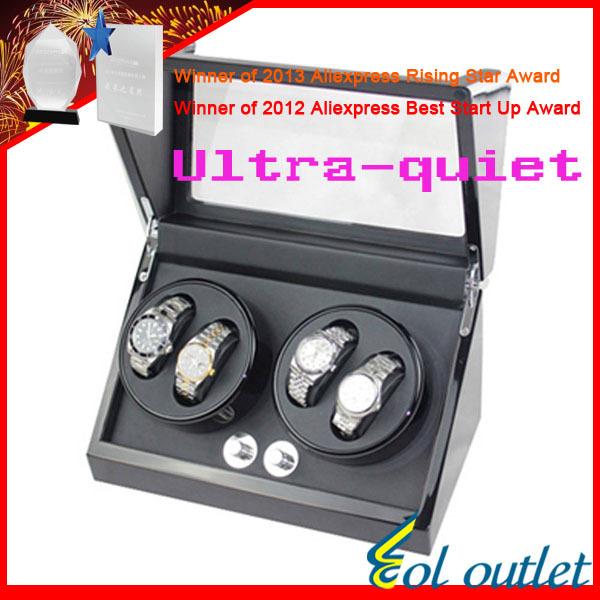 all in one place שעונים Superior Quality Ultra-quiet Motor Watch Winder for Automatic Mechanical Watch Capacity for 4 Watch