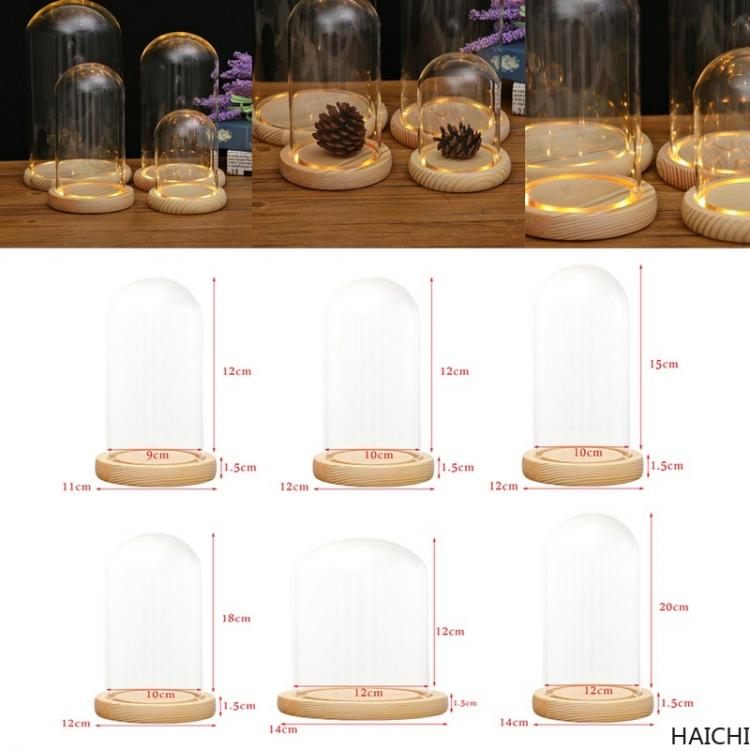 all in one place עיצוב פנים Decorative Transparent Glass Bell-Shaped Jar Display Cabinet, Hand-Made Protective Cover.