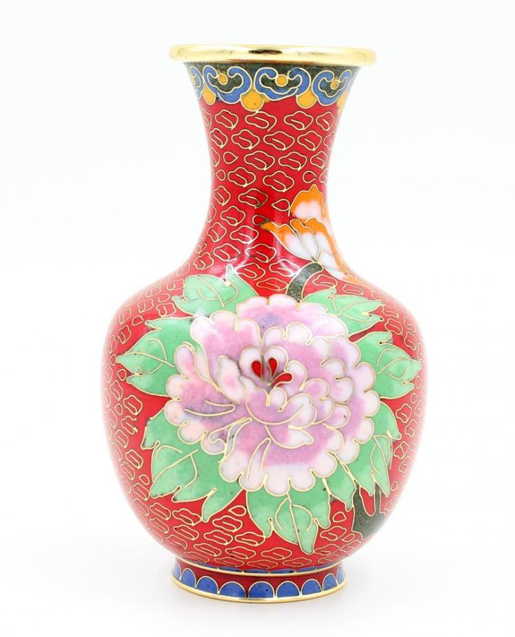 all in one place עיצוב פנים Chinese Handmade flowers Cloisonne Copper Decoration Vase Ornament Home Decor Craft..