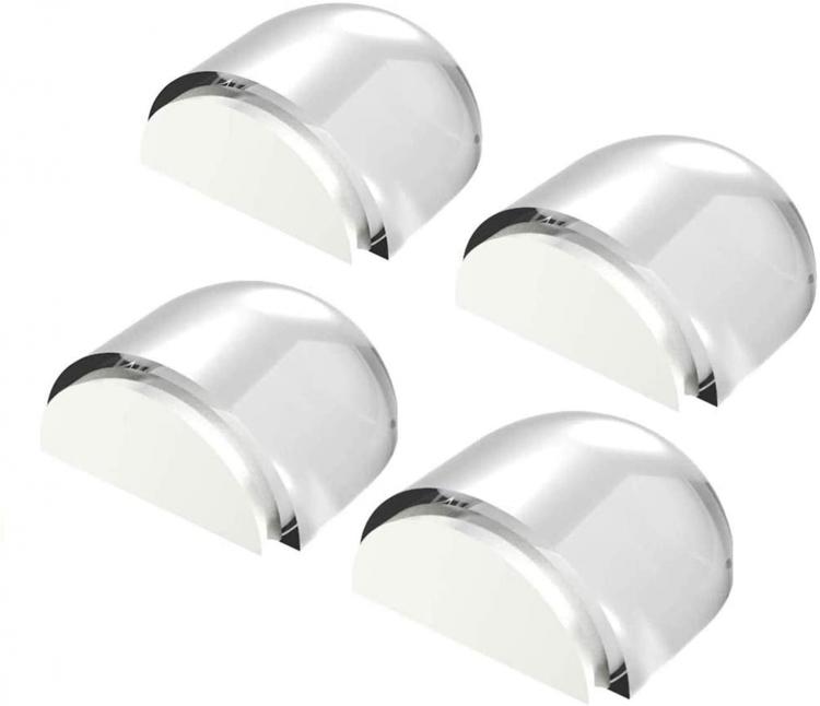 all in one place עיצוב פנים Door Stopper No Need Punch Transparent Self Adhesive Door Holder Cupboard Door Handles Stopper Silicone Furniture Fittings