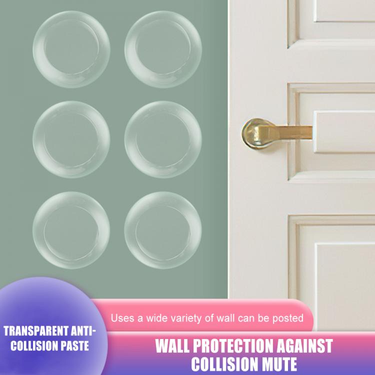 all in one place עיצוב פנים Mute Door Stoppers Wall Protection Safety Shock Absorber Door Handle Bumpers Security PU Waterable Transparent Wall Protectors