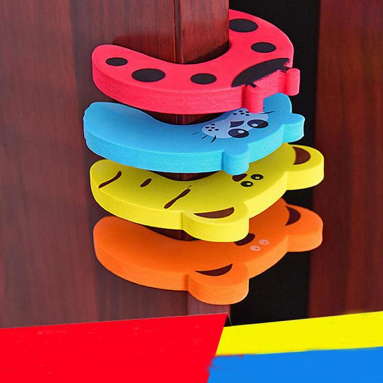 all in one place עיצוב פנים 3Pcs Door Stops Stopper For Baby Protector Safety  Creative Children's Cartoon Animals Exit Card Door Clamp EVA Door Blocked