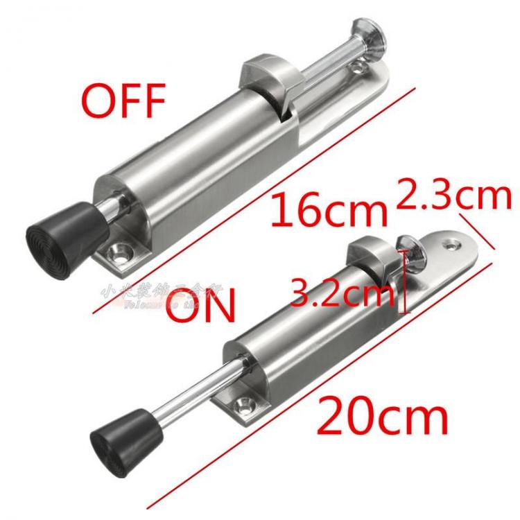 all in one place עיצוב פנים Hot Heavy Duty Door Stopper Zinc Alloy Soft Rubber Foot Spring Loaded Easily Step-On Door Stoppers Holder tope puerta Hot Sale