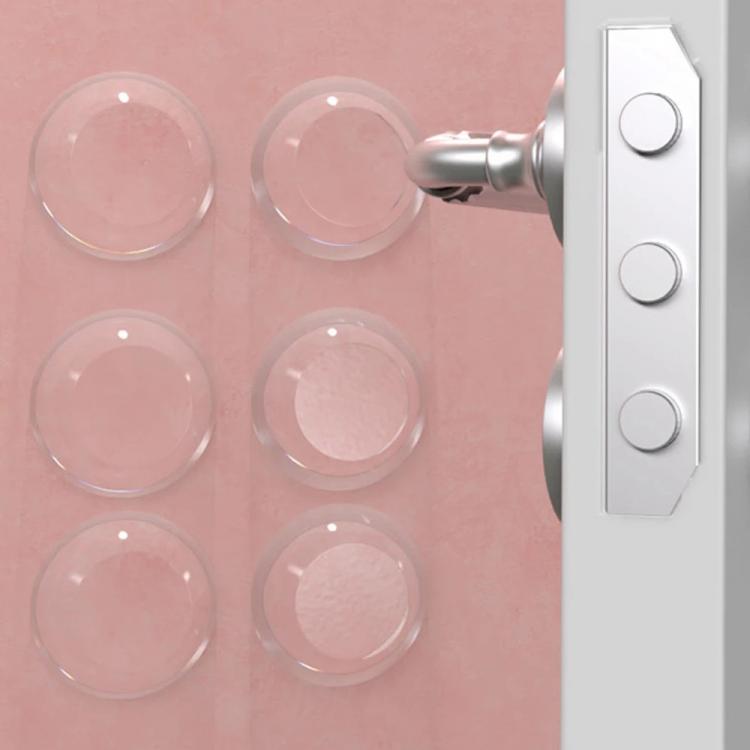 all in one place עיצוב פנים Mute Door Stoppers Wall Protection Safety Shock Absorber Door Handle Bumpers Security PU Waterable Transparent Wall Protectors