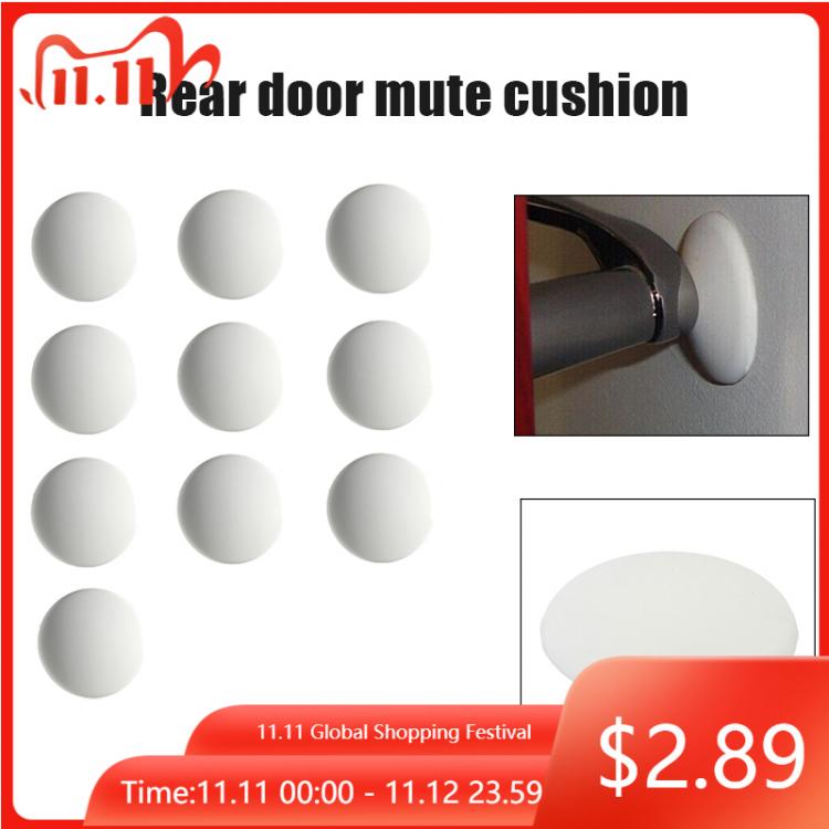 all in one place עיצוב פנים 10PCS Door Stops Rubber Wall Protectors Guards Self Adhesive Door Handle Bumper Stoppers Prevent Door Handle White