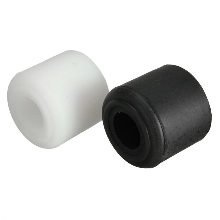 all in one place עיצוב פנים MTGATHER 1Pcs Black White Rubber Door Stop Stopper Cylinder Jam Wedge Floor Holder 28mm Hot Sale