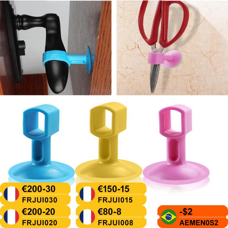 all in one place עיצוב פנים 2PCS Silicone Door Stopper Protection Plug Silencer Crash Pad Anti Collision Door Lock Handle Silencer Crash Pad For Household