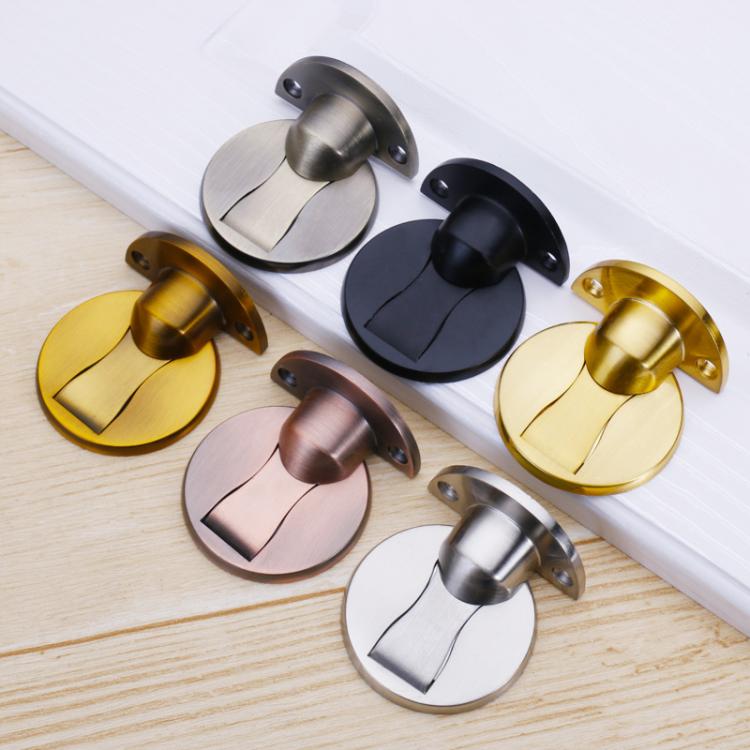 all in one place עיצוב פנים Stainless Steel Invisible Magnetic Door Stopper Punch-free Windproof Mechanical Self-locking Door Stop Door Stopper
