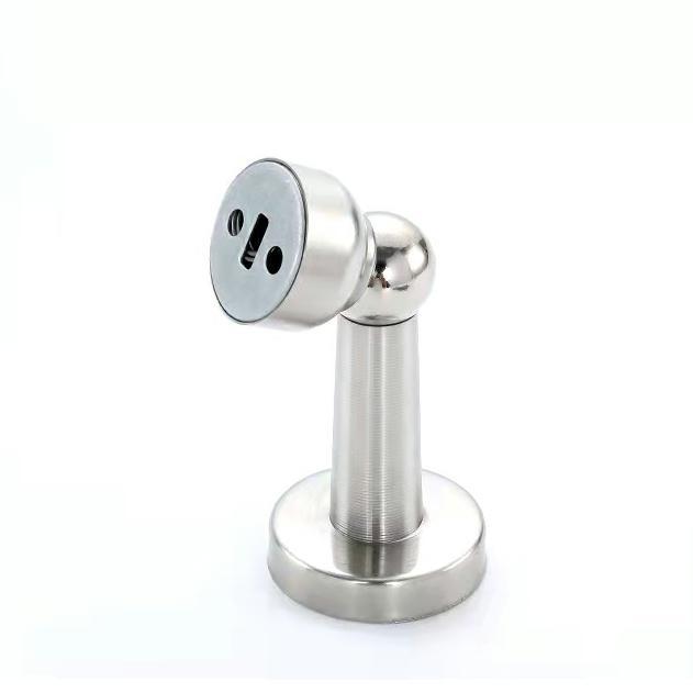 all in one place עיצוב פנים Magnetic Door Stops Silver Stainless Steel Stopper Fitting With Screws for Doors Furniture Home Hardware