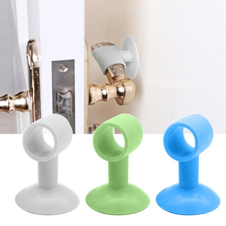 all in one place עיצוב פנים 2Pcs Home Door Handle Knob Silicone Doorknob Self-adhesive Anti-collision Protector Pad Rubber Bumper Plugs Dropship