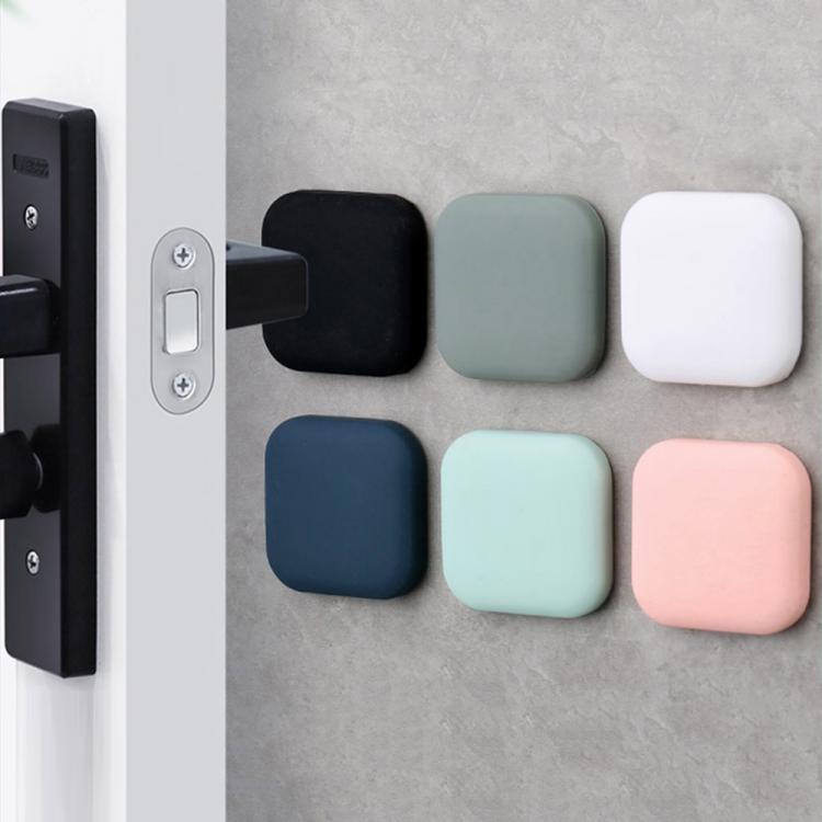 all in one place עיצוב פנים Round/Square Shape Self-Adhesive Silicone Mute Door Stopper Strong Viscosity Door Handle Guard Wall Protector Anti-crash Pad