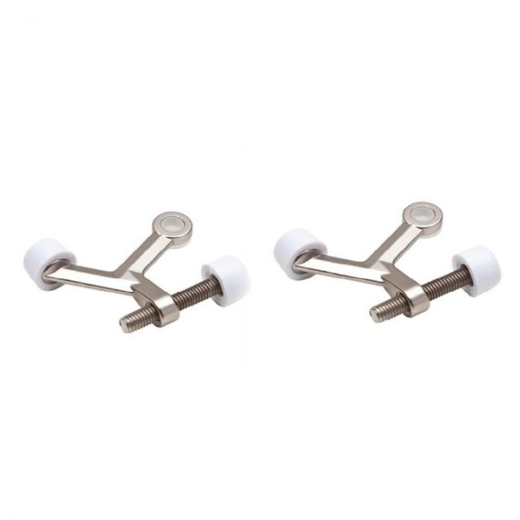all in one place עיצוב פנים Heavy Duty Adjustable Hinge Pin Door Stopper Stop with Bumper Tip Hardware Home