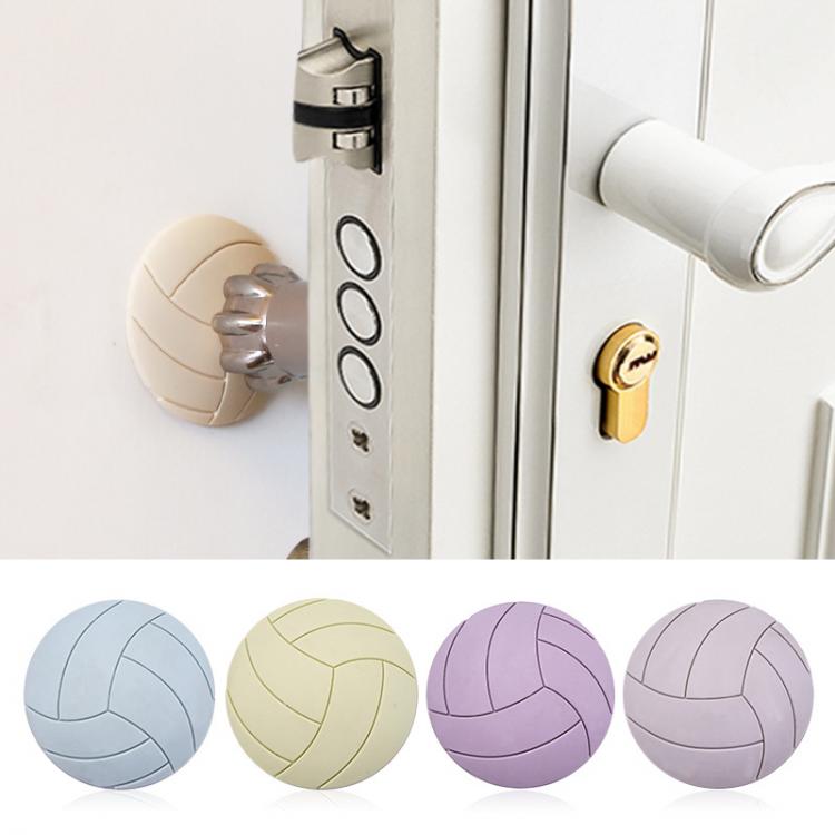 all in one place עיצוב פנים Handle Home Supplies Anti-Skid Door Pad Round Wall Protector Adhesive Knob 1PC 3D Silicone Hot Sale Door Handle Bumper Crash Pad