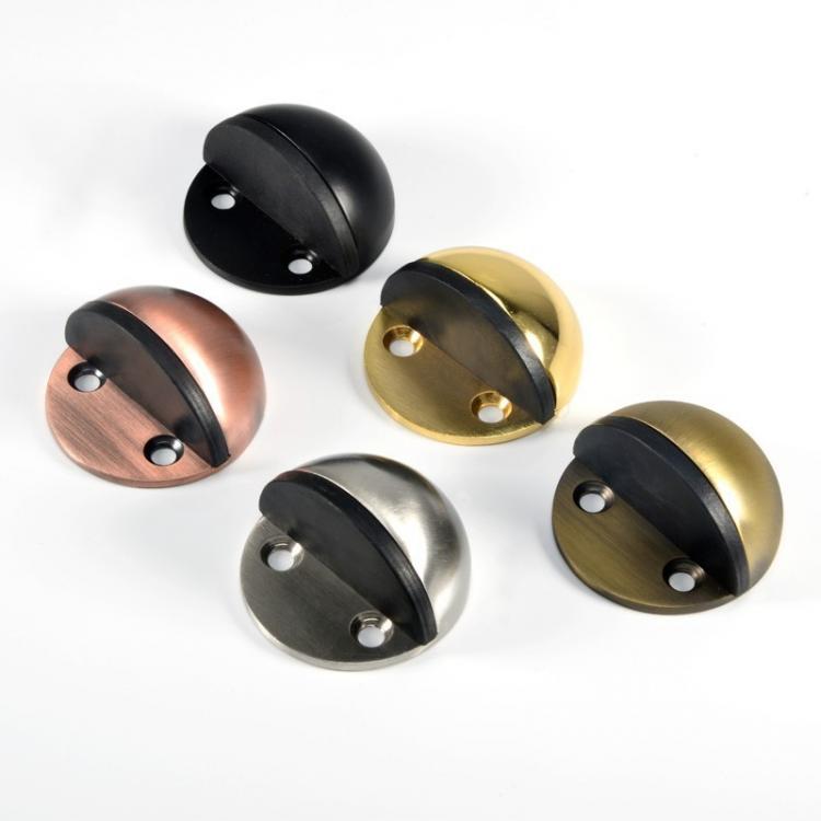 all in one place עיצוב פנים Stainless Steel Door Stops Rubber Door Stopper Anti-collision Wood Toilet Glass Door Holder Wedge Doorstop Furniture Hardware