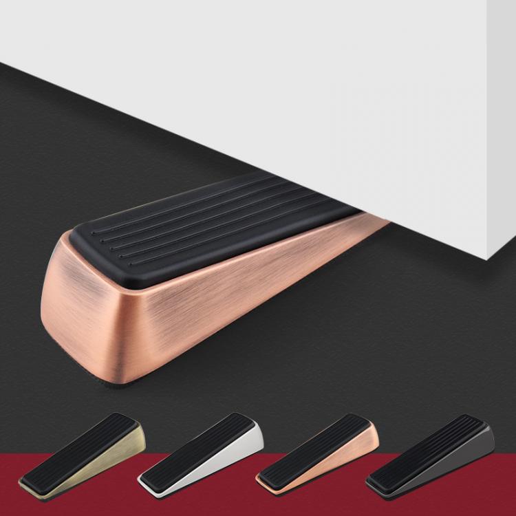 all in one place עיצוב פנים 1pc Rubber Door Stopper Wedge Shaped Non-Slip Door Buffers For Office Hotel Room Baby Security Floor Protector Home Accessories