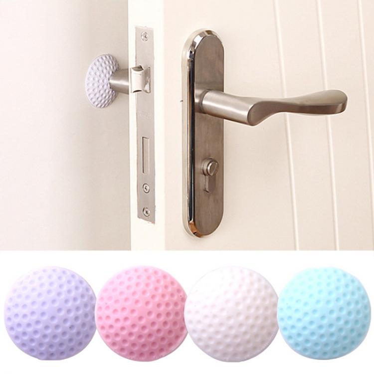 all in one place עיצוב פנים Rubber Door Stopper Wall Protector Doorknob Protective Shock Rails Mat Pad Silent Door Rear Wall Mute Touch Shockproof Crash Pad