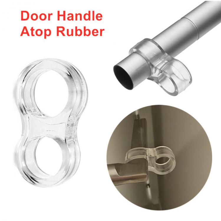 all in one place עיצוב פנים 2pcs Silica Gel Door Stop Transparent Door Handle Stopper Baby Safety Shockproof Pad Walls Protective Kids Home Door Stopper