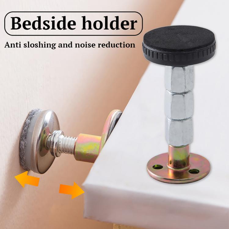 all in one place עיצוב פנים 2pcs Furniture Fixed Bracket Adjustable Stainless Steel Alloy Wall Bed Stabilizer Self-Adhesive Door Stopper Anti-Shake Hardware