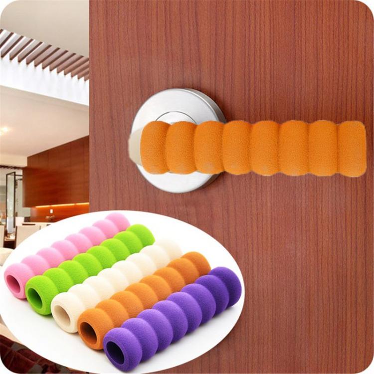 all in one place עיצוב פנים 1Pcs Door Knob Cover Silencer Crash Pad Wall Protectors Silicone Door Knob Protector Anti Collision Home Accessories