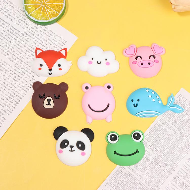 all in one place עיצוב פנים 4pc Cartoon Silicone Wall Protector Door Handle Bumper Guard Stopper Self Adhesive Rubber Round Door Crash Pad Anti-slip Sticker