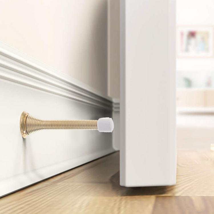 all in one place עיצוב פנים Telescopic Spring Door Stopper Home Door Lock Protective Wall Fenders Door Stop for Household Living Room Door Supplies