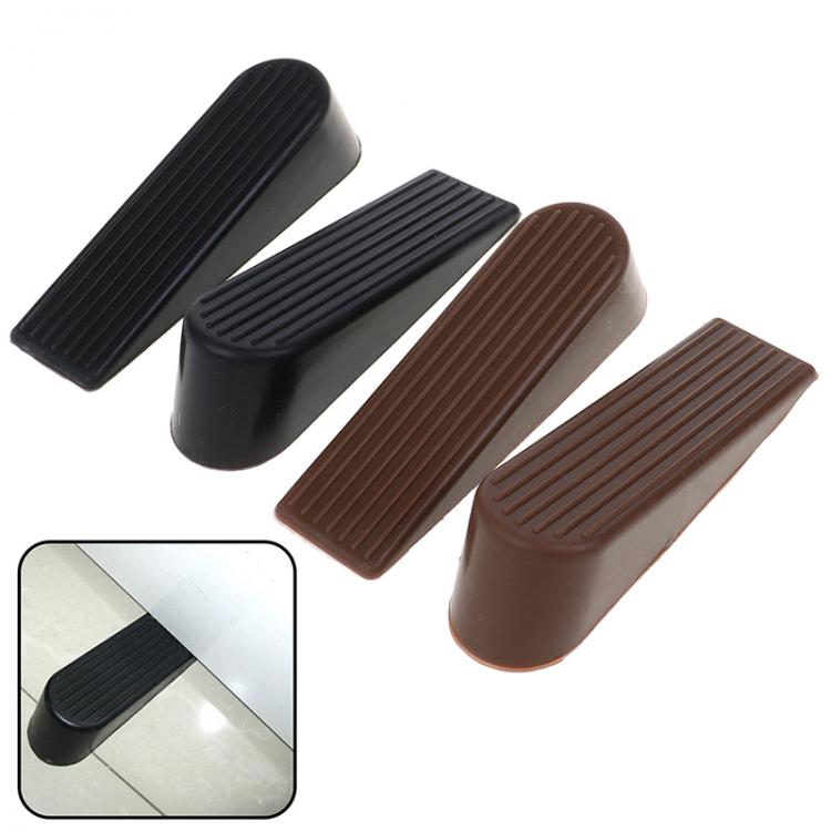 all in one place עיצוב פנים Hot 1Pcs Rubber Block Guard Home Holder Wedge Door Jam Anti Slip Door Stopper Security Door Resistance Environmental Protect