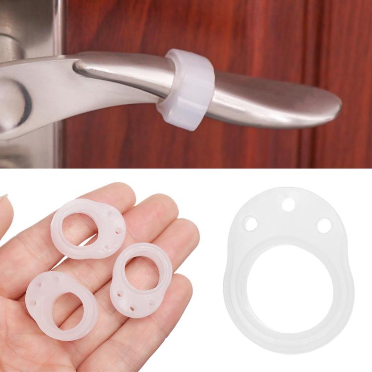 all in one place עיצוב פנים 1PC Silicone Door Stop Wall Protecte Door Handle Anti-Collision Buffer Buffer Protect Wall Kitchen Bedroom Door Stopper Supplies