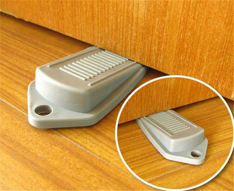 all in one place עיצוב פנים ZLinKJ 1Pcs High Quality Rubber Door Stop Stoppers Safety Keeps Door From Slamming Prevent Injury