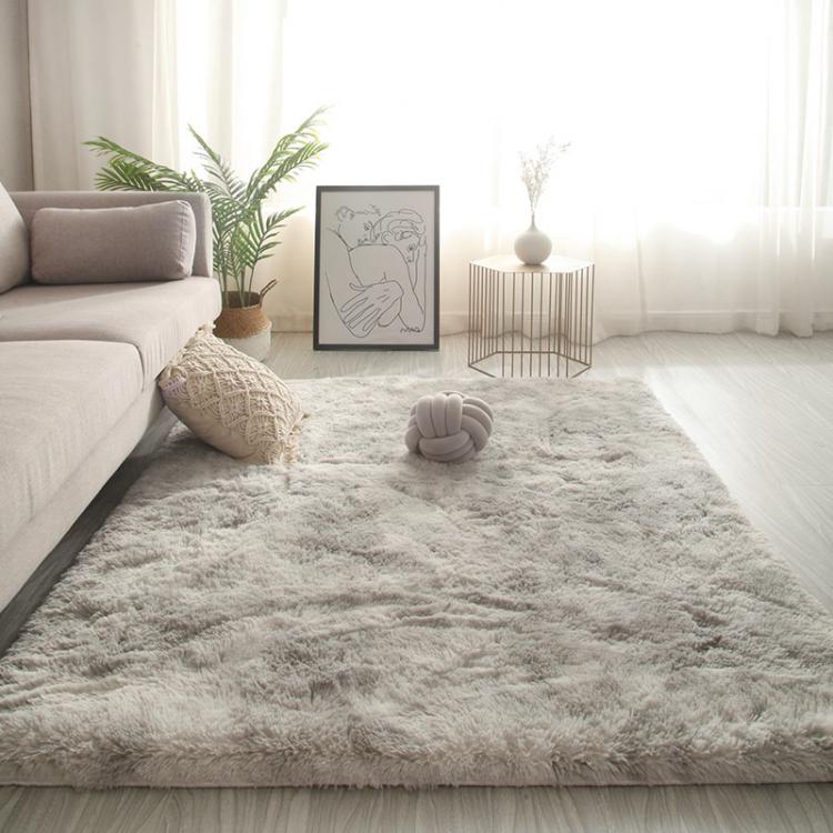 all in one place עיצוב פנים Long Hair Living Room Carpet Sofa Coffee Table Rug Bedroom Room Bay Window Bedside Carpet Luxury Furry Baby Nursery Decor Rug