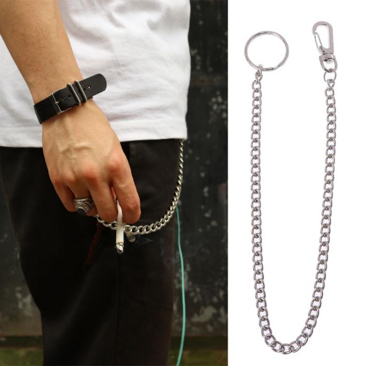 all in one place תכשיטי אופנה Hip Hop Pants Chain Secure Travel Wallet Chain Heavy Duty Jeans Link Coil Leash