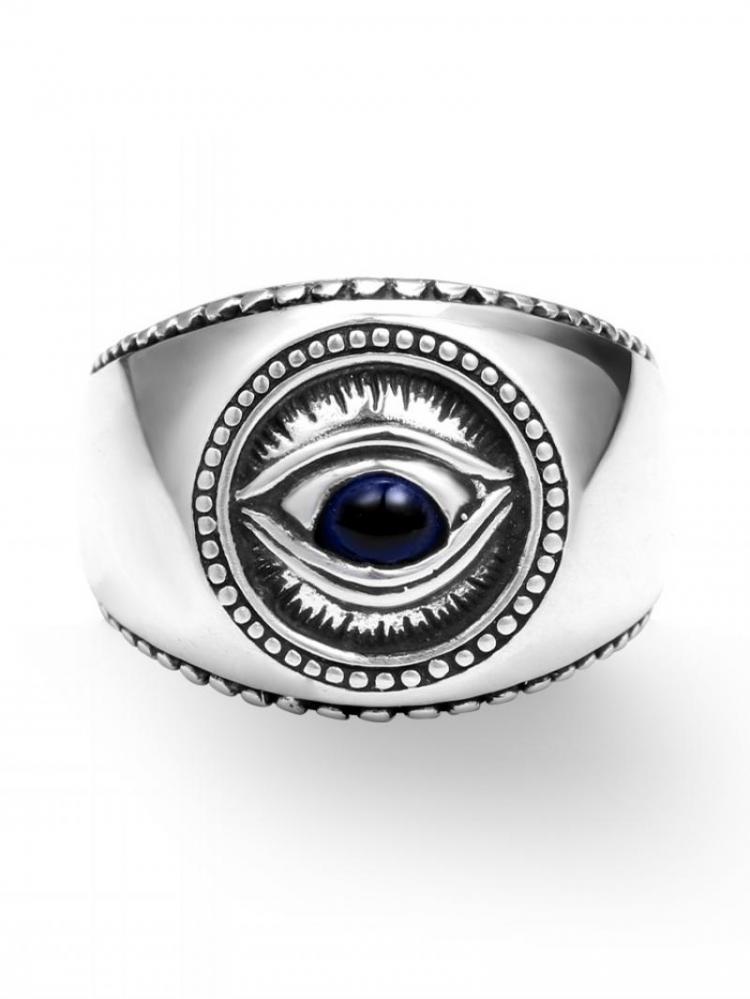 all in one place תכשיטי גברים High Quality Demon Eye Fashion Hip Hop Ring Goth Punk Eye Index Finger Ring Men's Jewelry