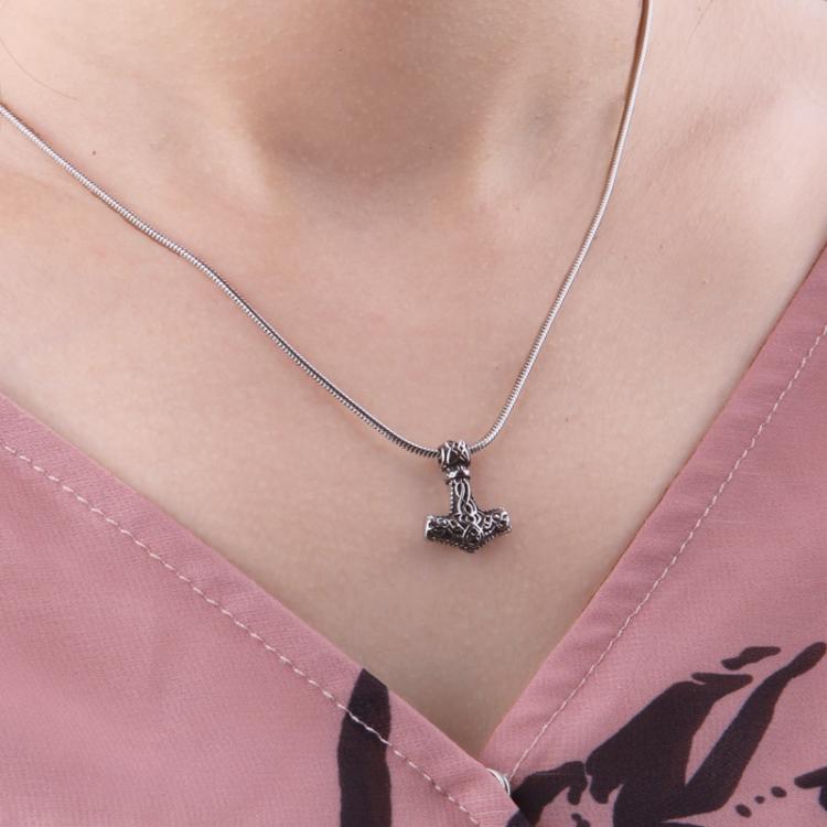 all in one place תכשיטי גברים Dropshipping 316L Stainless Steel Norse Viking Thor's Hammer Mjolnir Pendant Necklace for women as christmas gift