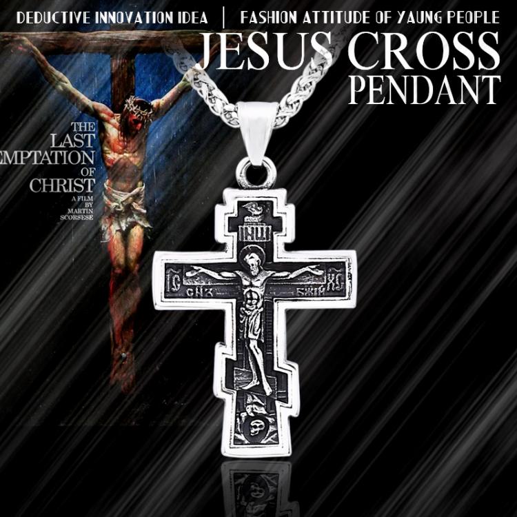 all in one place תכשיטי גברים BEIER Christ Jesus Pendant Necklace 316L Stainless Steel Cross Chain Heavy Men Jewelry Gift Religious Christian Jewelry BP8-210