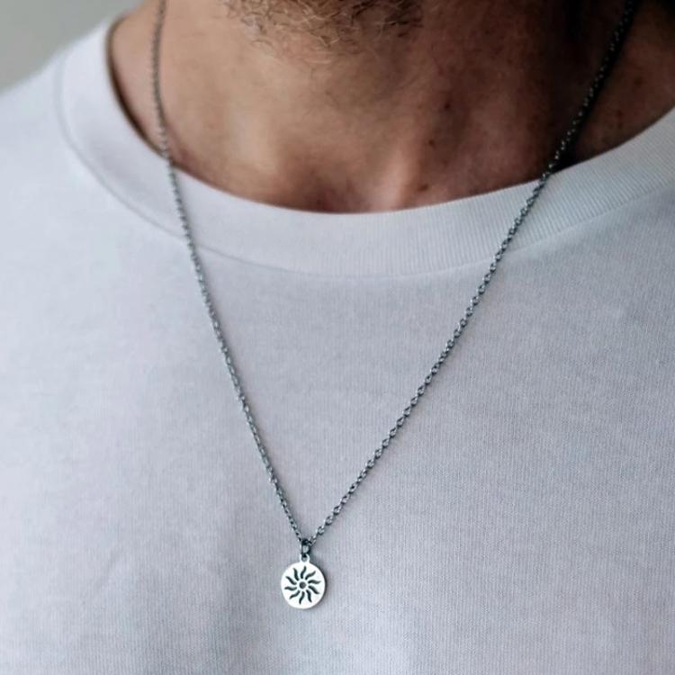 all in one place תכשיטי גברים 2021 Trend New Cool Stuff Male Stainless Steel Pendants Necklace Neck Chain For Men Simple Long Necklace Party Jewelry Aesthetic