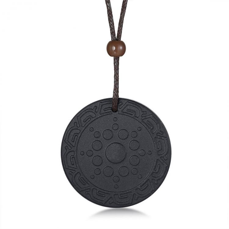 all in one place תכשיטי גברים Modyle Quantum Scalar Energy Pendant Necklace for Men Energy Power Health Care Lava Stone Male Jewelry