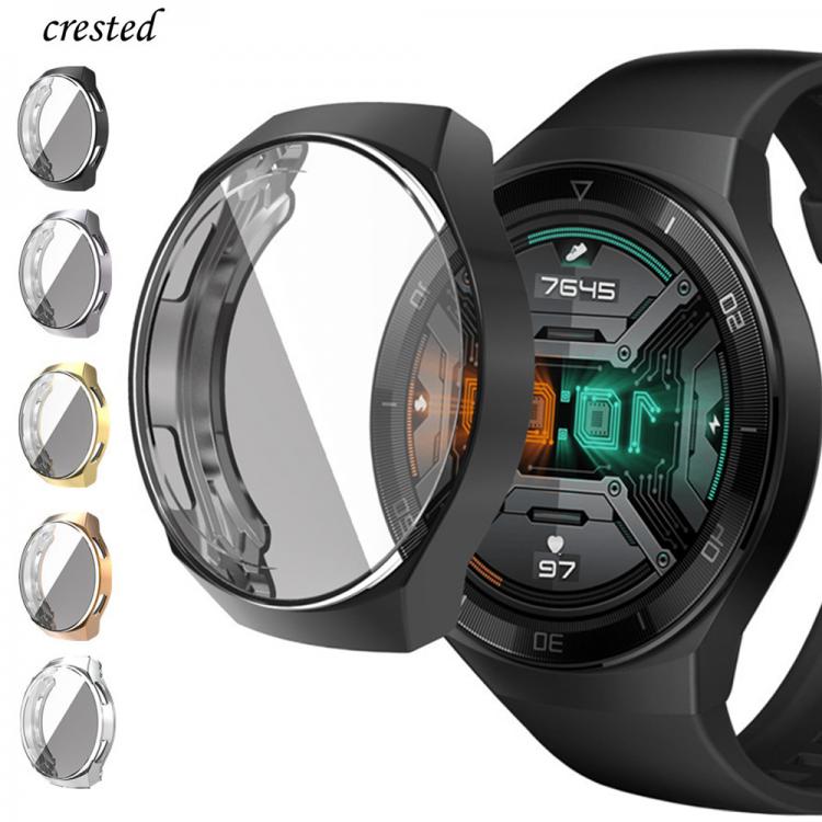 all in one place שעונים Case for Huawei Watch GT 2e cover soft TPU Full Coverage Frame Smartwatch Accessories Bumper+Screen Protector Huawei Watch GT2E