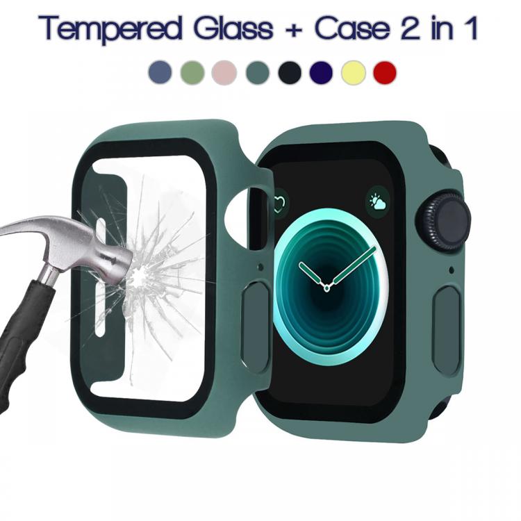 all in one place שעונים For Apple Watch Case 44mm 40mm 42mm 38mm bumper+Screen Protector For iWatch series 5 4 3 6 se apple watch Glass+Cover Accessorie