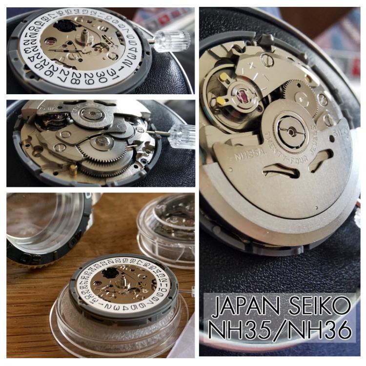 all in one place שעונים High Accuracy Japan NH35A Premium Mechanical Movement NH35 White Datewheel Watch Clock Wrist Movement Repair Tool Set