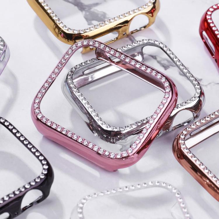 all in one place שעונים Diamond Bumper Protective Case for Apple Watch Cover Series 6 SE 54321 38MM 42MM For Iwatch 40mm 44mm watch bracelet accessories