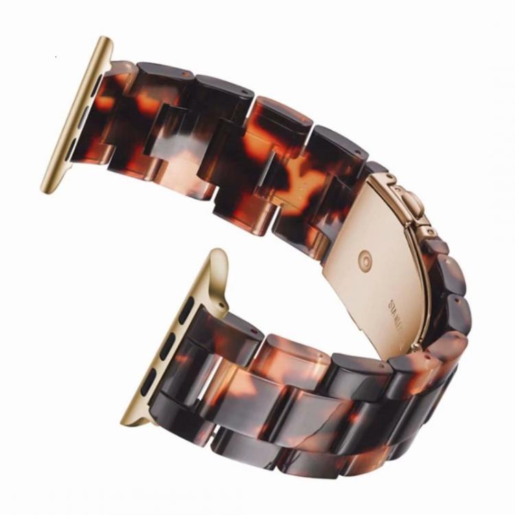 all in one place שעונים Resin Watch strap For Apple Watch 6 4 3 44mm 40mm 38MM 42MM Transparent Band Bracelet For iWatch Series 6 5 3 Replacement wrist